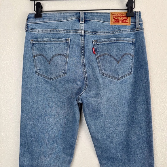 Levi's 711 skinny distressed mid rise jeans 28 - Picture 7 of 11